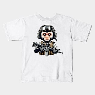 Tactical Monkey Kids T-Shirt